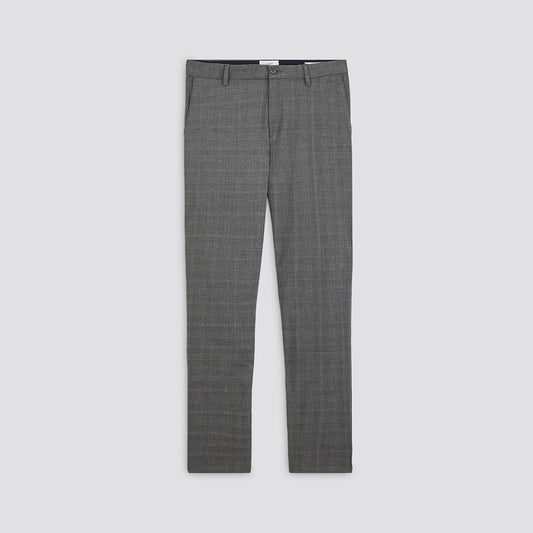 Pantalon chino slim à carreaux