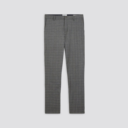 Pantalon chino slim à carreaux
