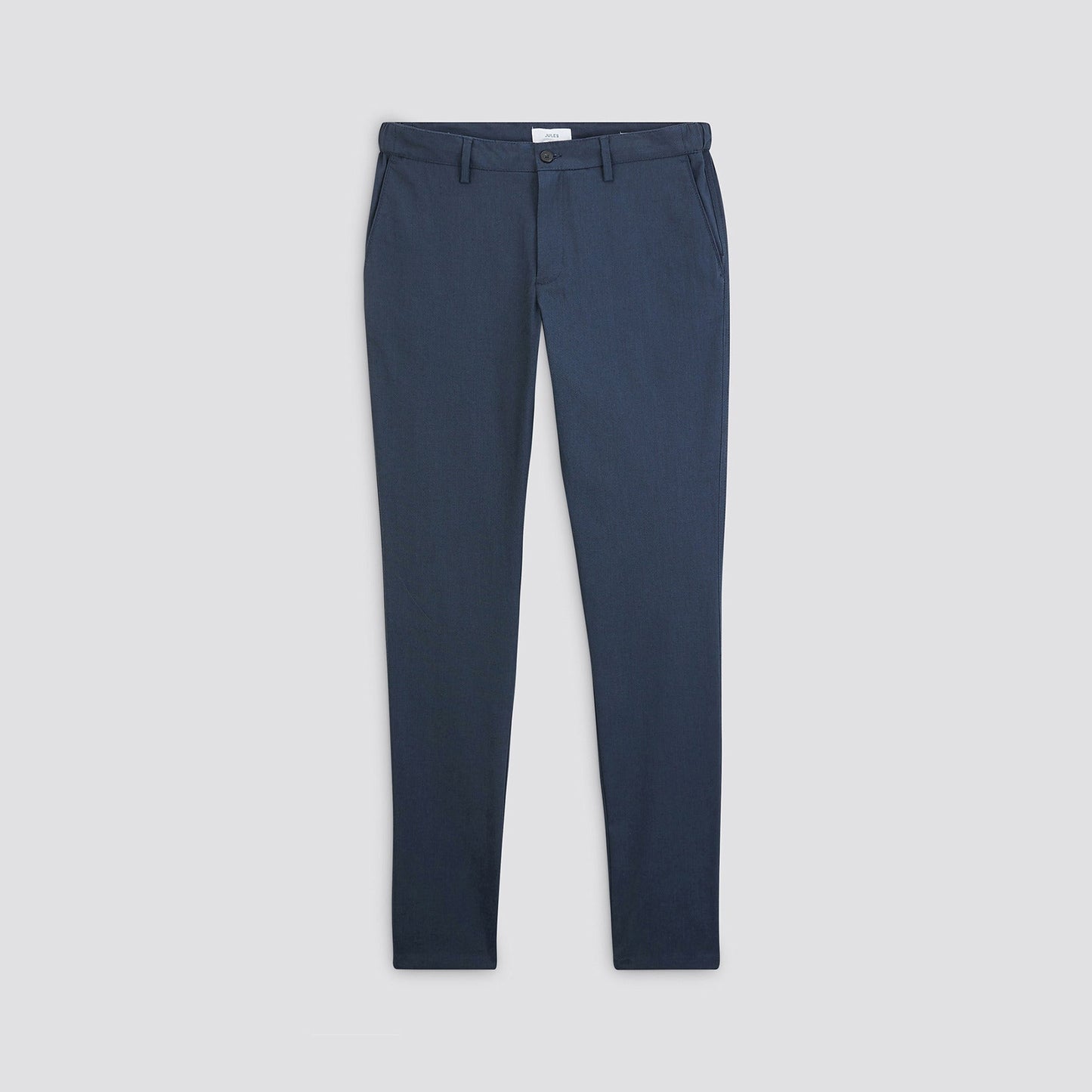 Pantalon chino slim elastiqué reliefé