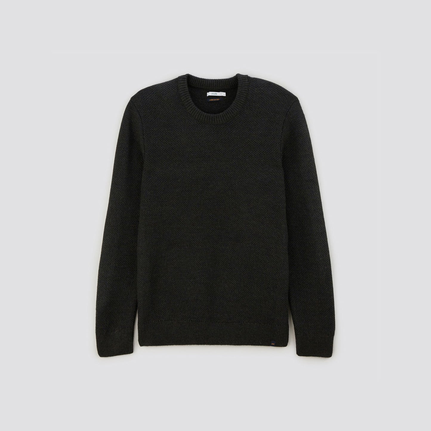Pull col rond effet faux-uni