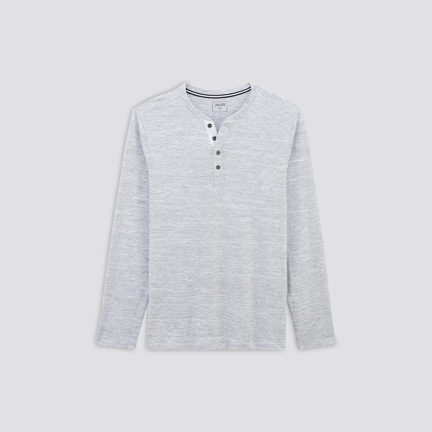 Tee-shirt col tunisien manches longues
