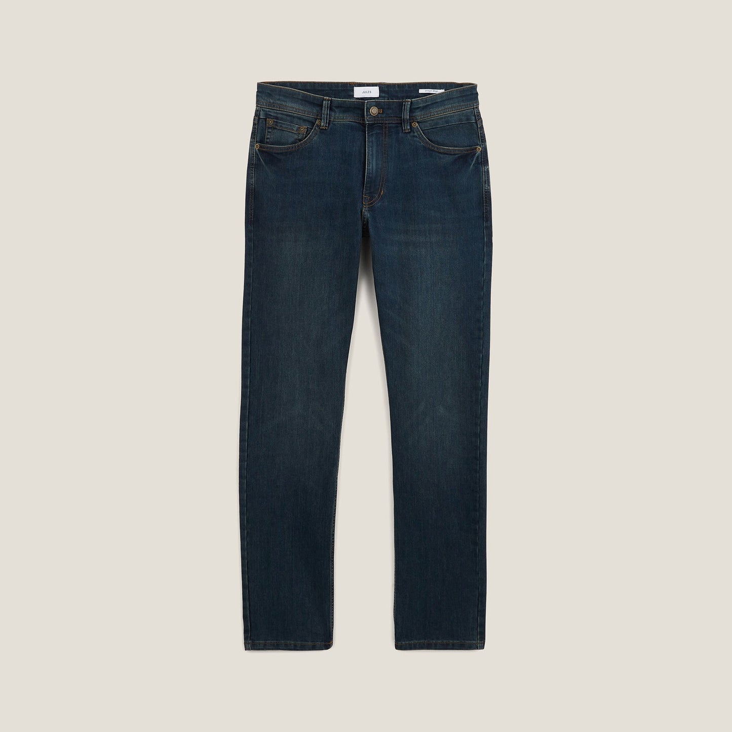 Jean straight 4 longueurs en coton et polyester recyclés