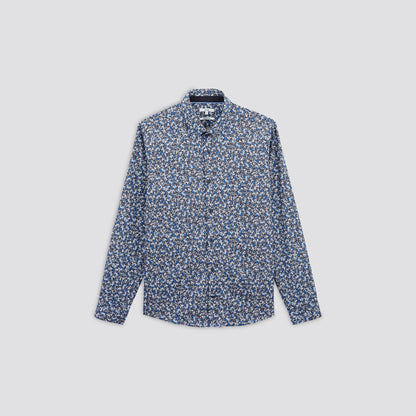 Chemise regular à fleurs coton