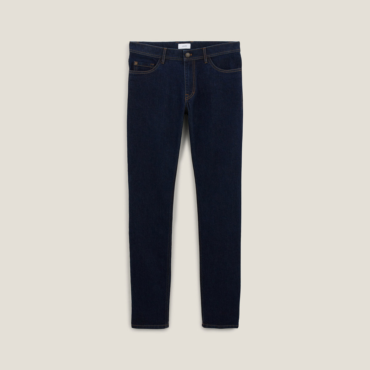 Jean slim en coton et polyester recyclés