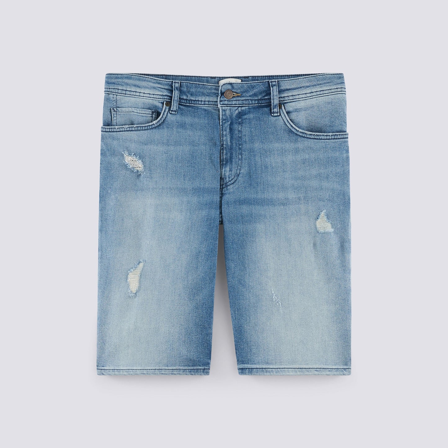 Bermuda denim effet destroy