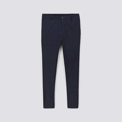 Pantalon slim chino bi stretch taille élastiquée