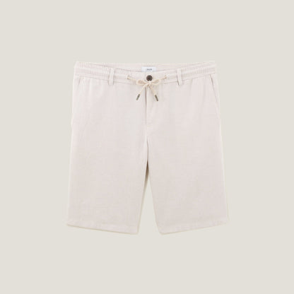 Bermuda uni en coton lin