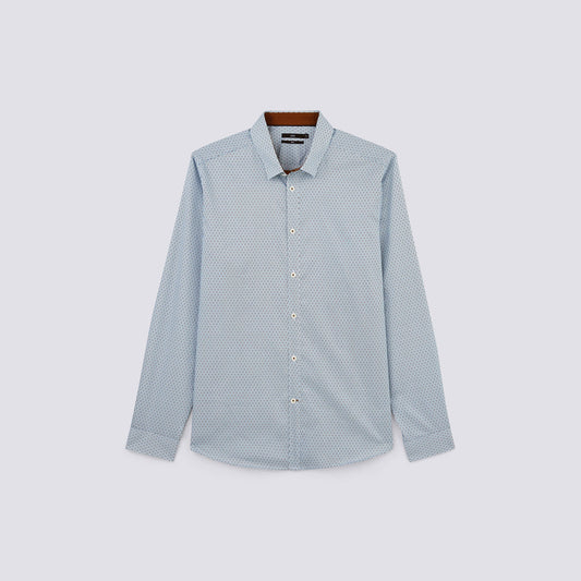 Chemise imprimée coupe ajustée