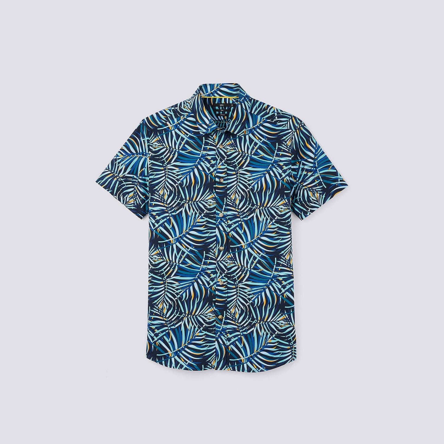 Chemise manches courtes slim imprimée