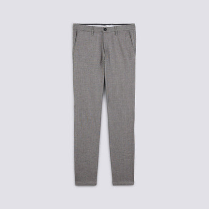 Chino droit matière reliefée