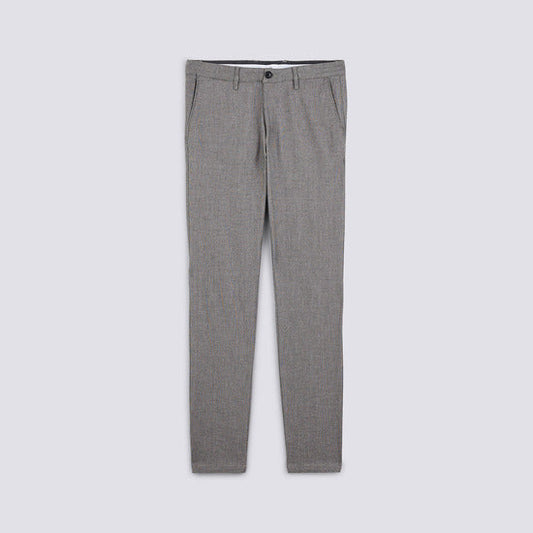 Chino droit matière reliefée