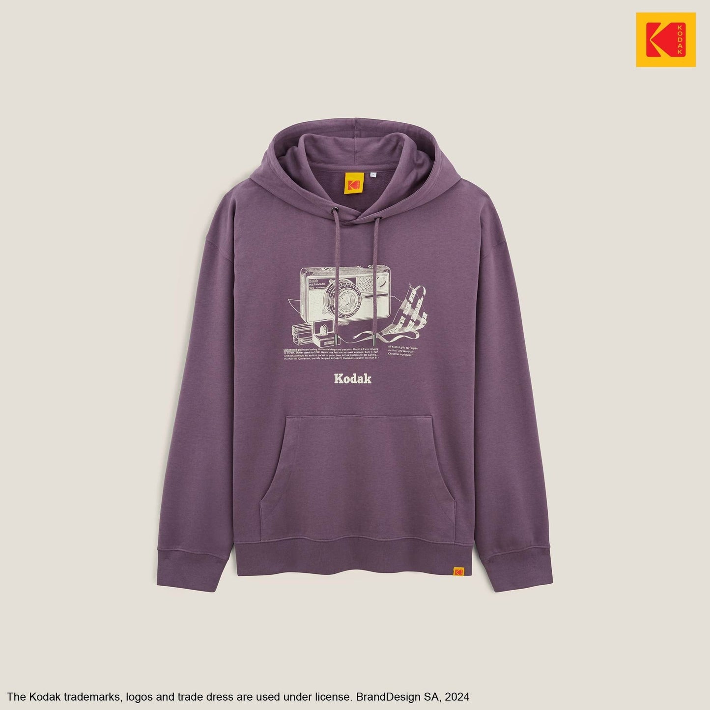 Sweat à capuche licence Kodak