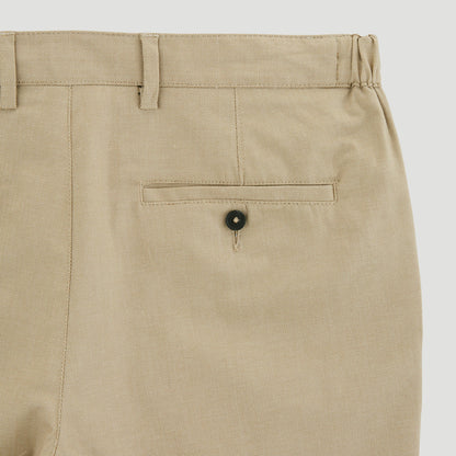 Pantalon chino slim elastiqué reliefé