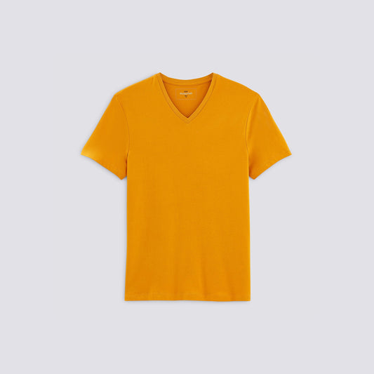 Tee shirt col V slim uni