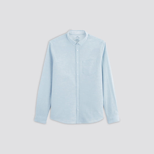 Chemise regular à rayures coton