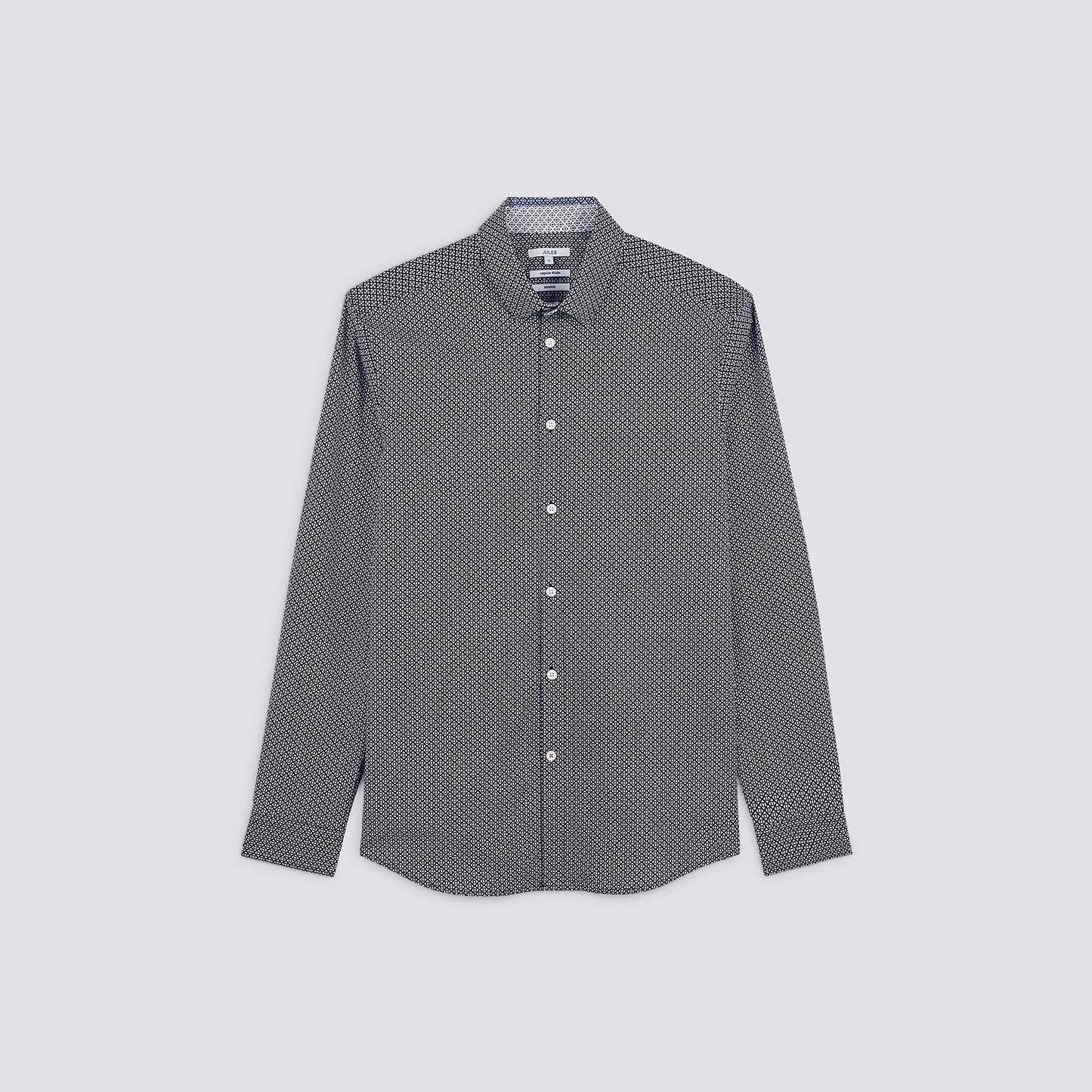 Chemise regular micro motif