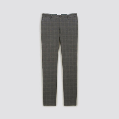 Pantalon chino slim à carreaux