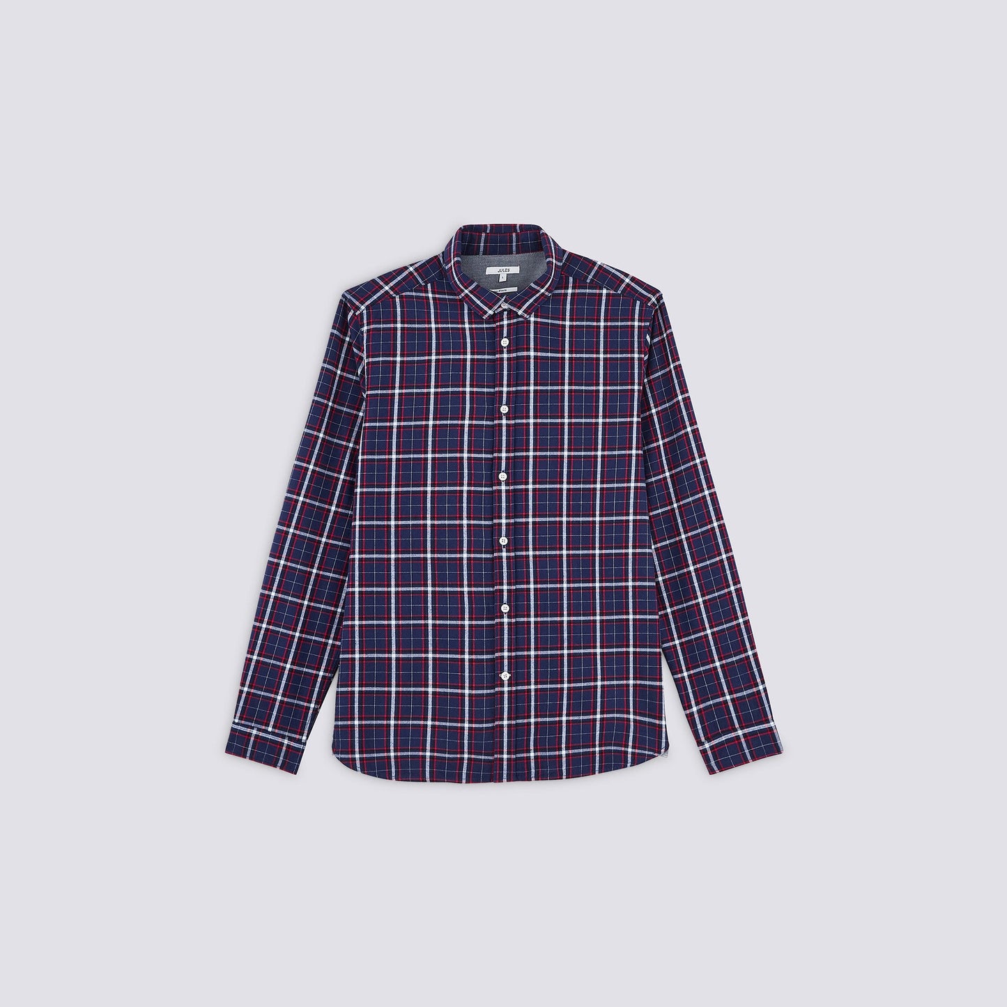 Chemise slim à carreaux flanelle