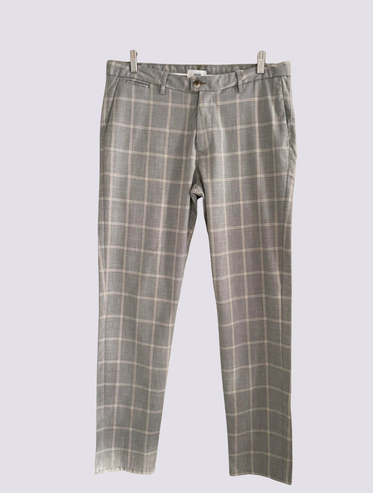 Pantalon chino à carreaux
