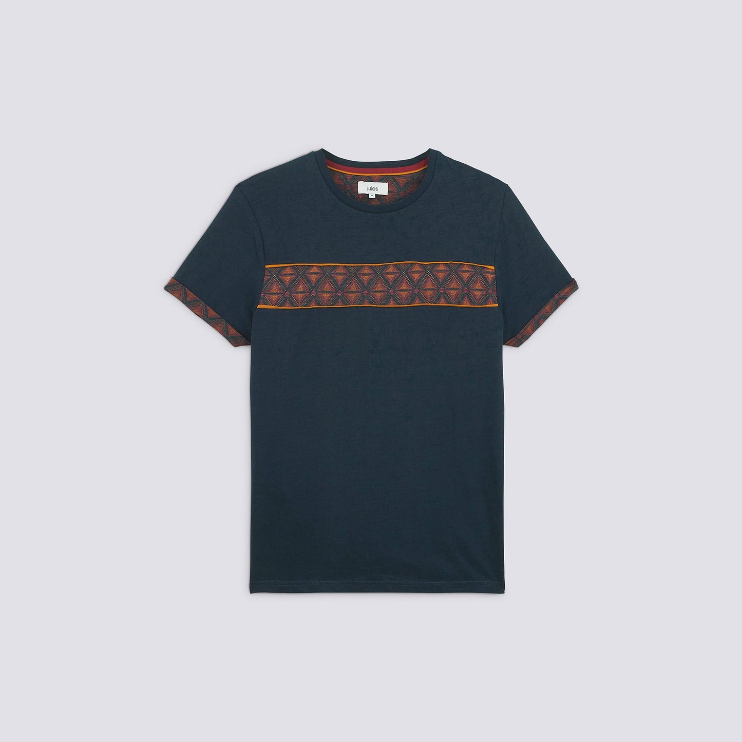 T-SHIRT AVEC EMPIÈCEMENT ETHNIQUE