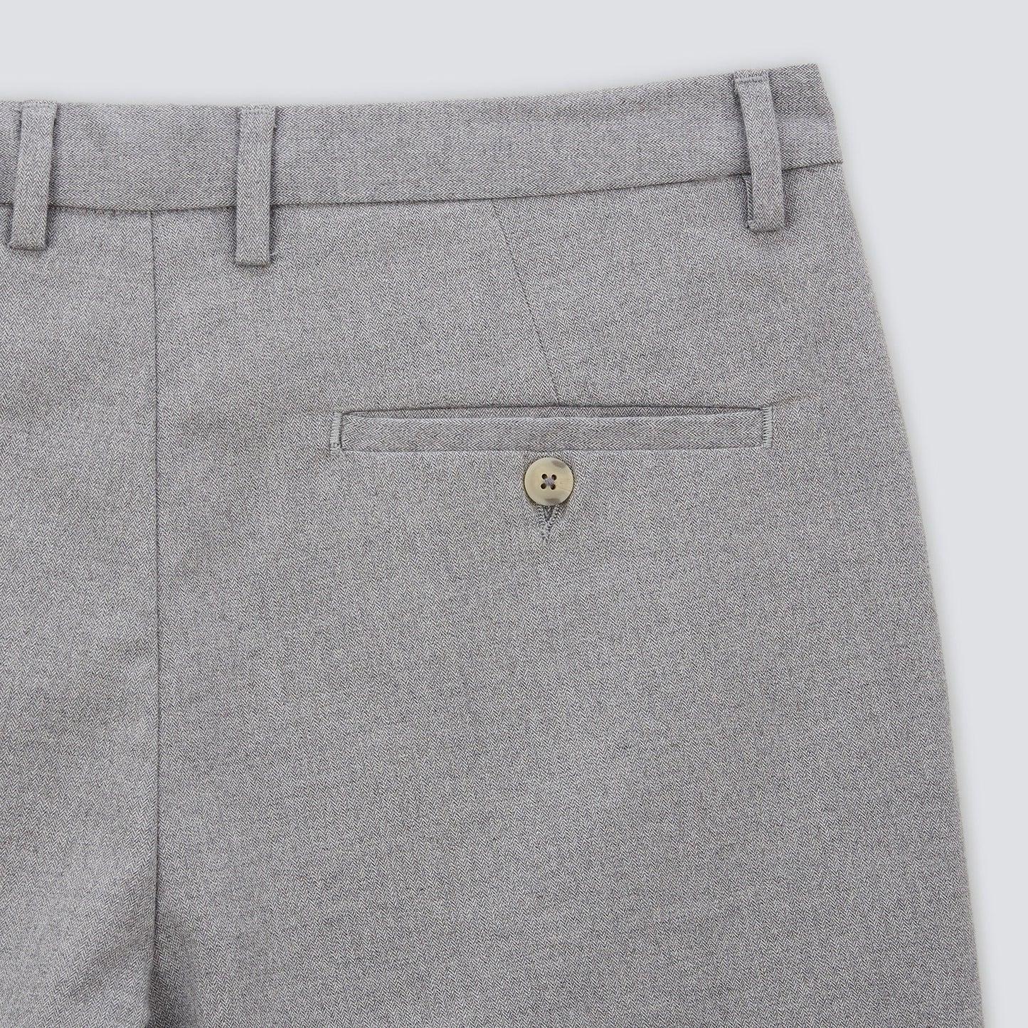 Pantalon chino slim motif chevron