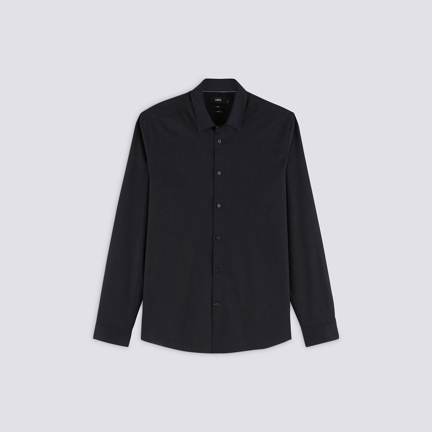 Chemise slim en popeline stretch