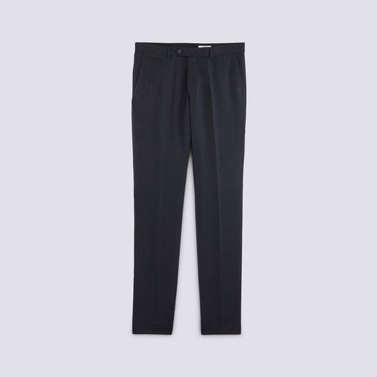 Pantalon de costume slim motif canvas