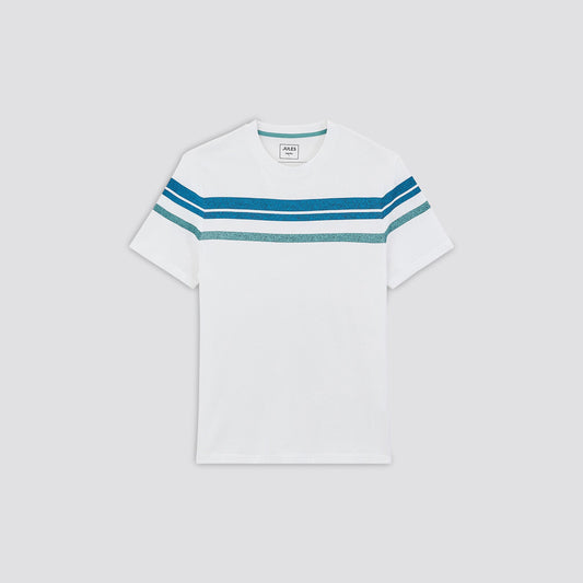 Tee-shirt rayures contrastées