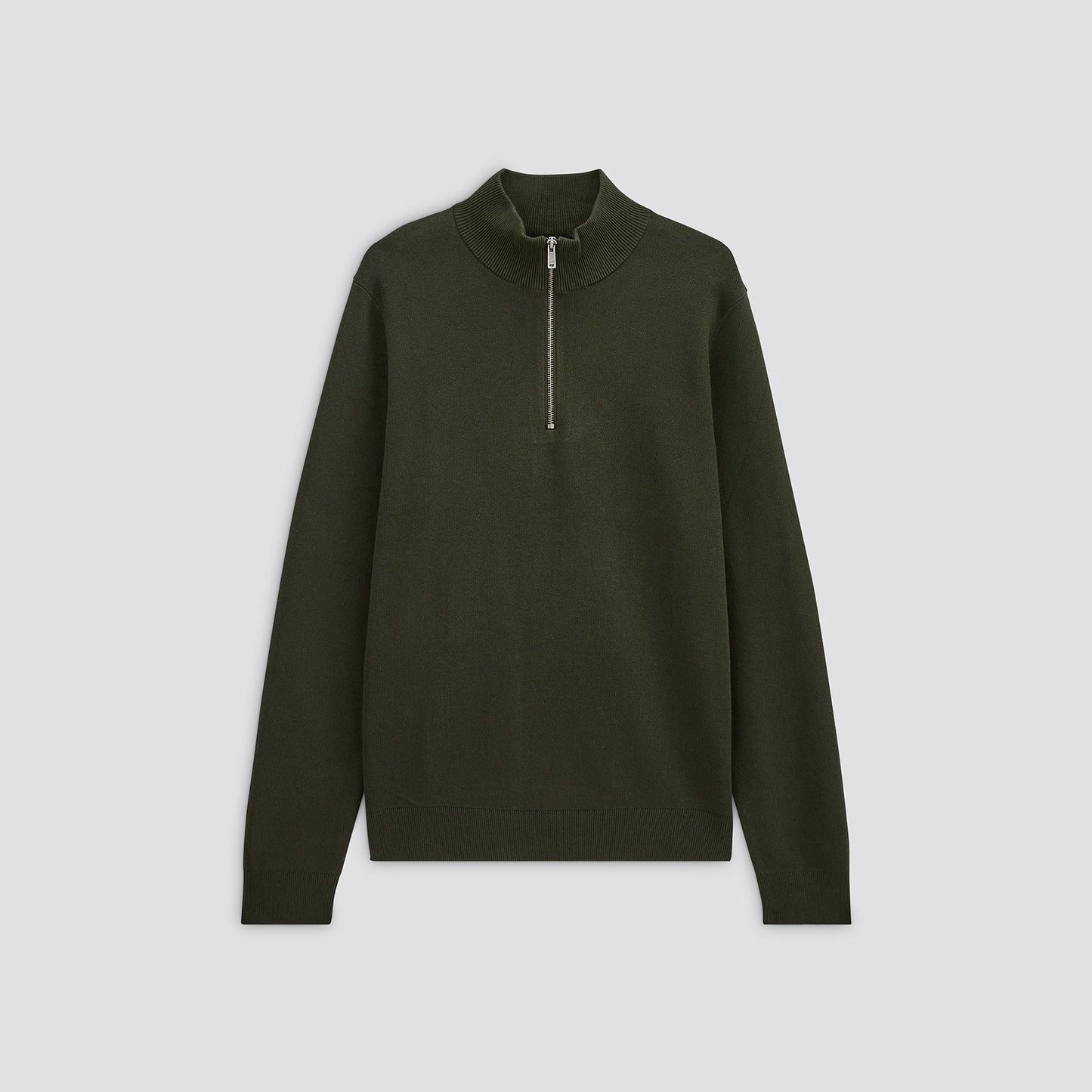 Pull à col montant zippé
