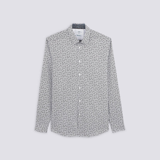 Chemise manches longues imprimée