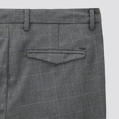 Pantalon chino slim à carreaux