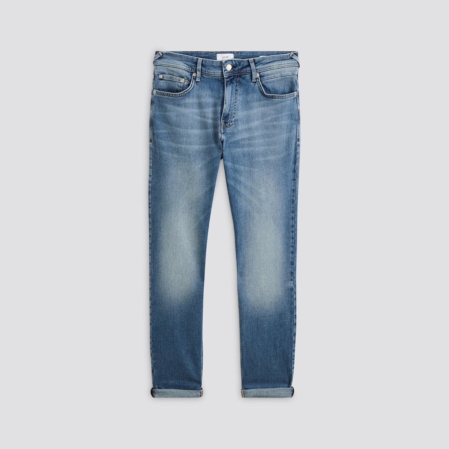 Jean straight 3 longueurs en coton recyclé