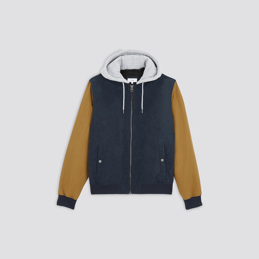 Blouson bomber capuche amovible