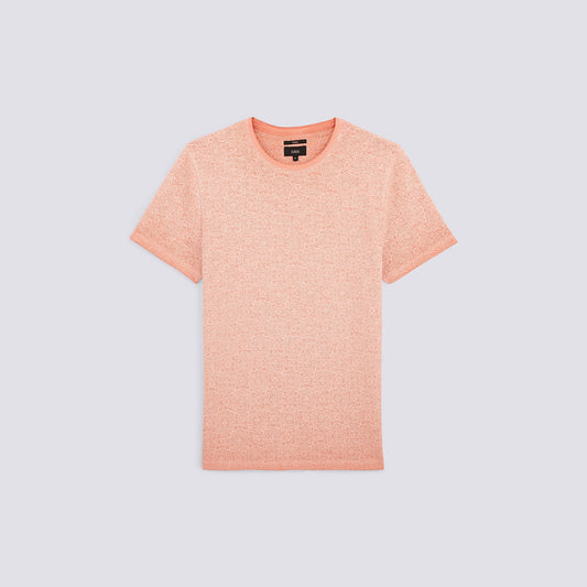 Tee shirt col rond imprimé oriental