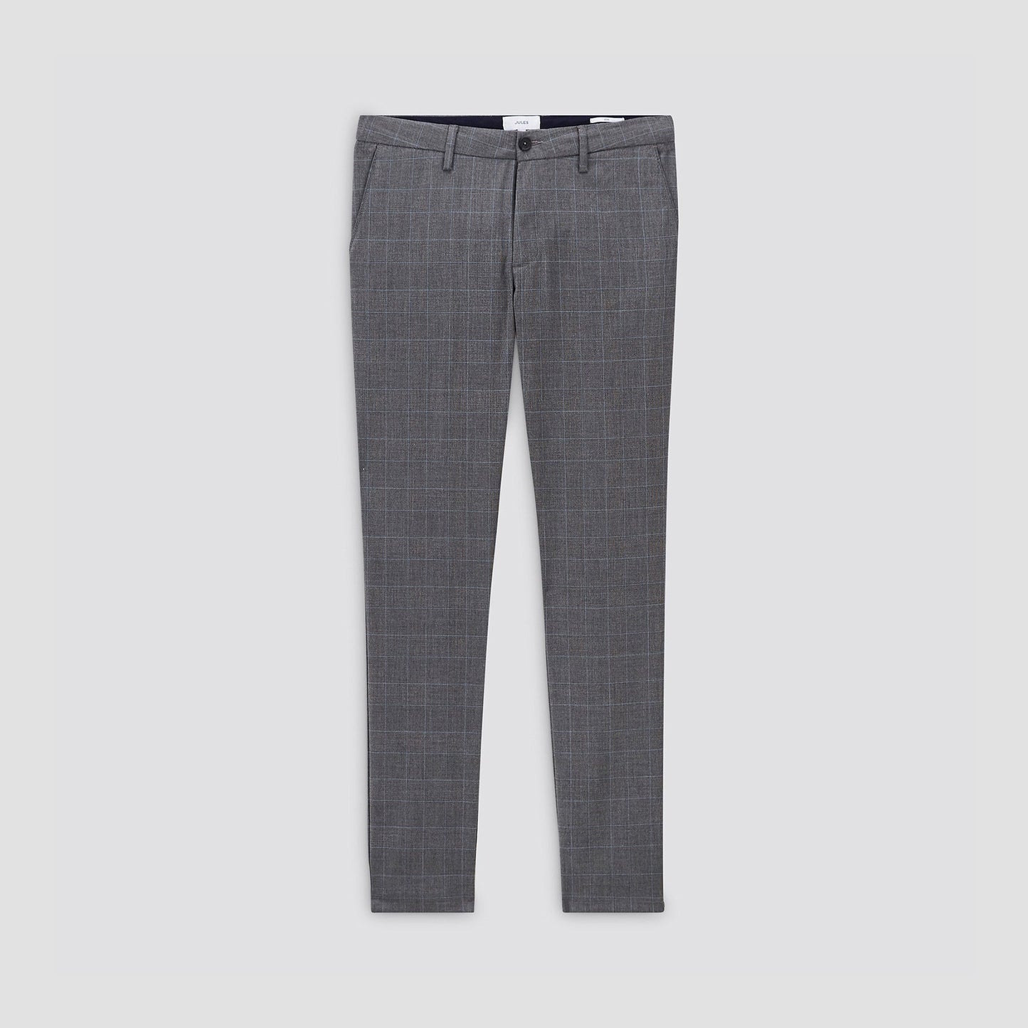 Pantalon chino slim à carreaux