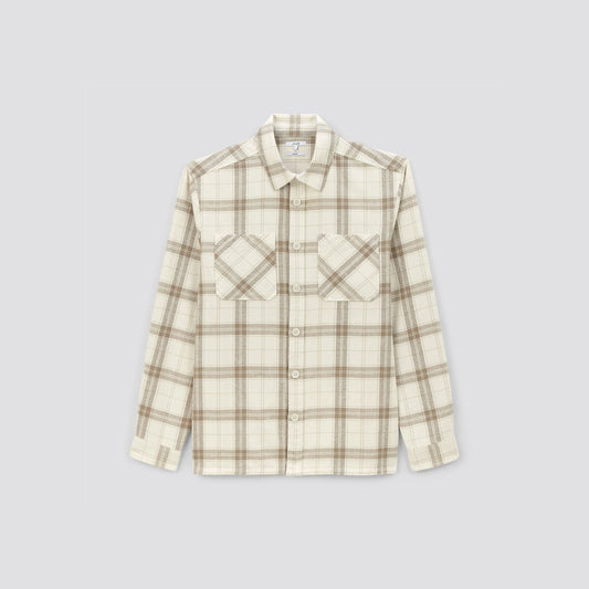 Surchemise à carreaux en coton