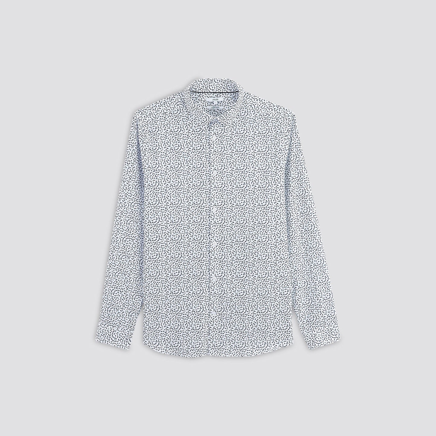 Chemise regular imprimé micro motif coto