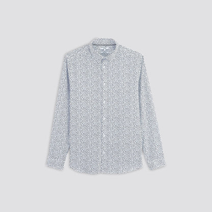 Chemise regular imprimé micro motif coto