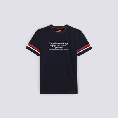 Tee shirt col rond CARAMBAR PAPA QUI CUI