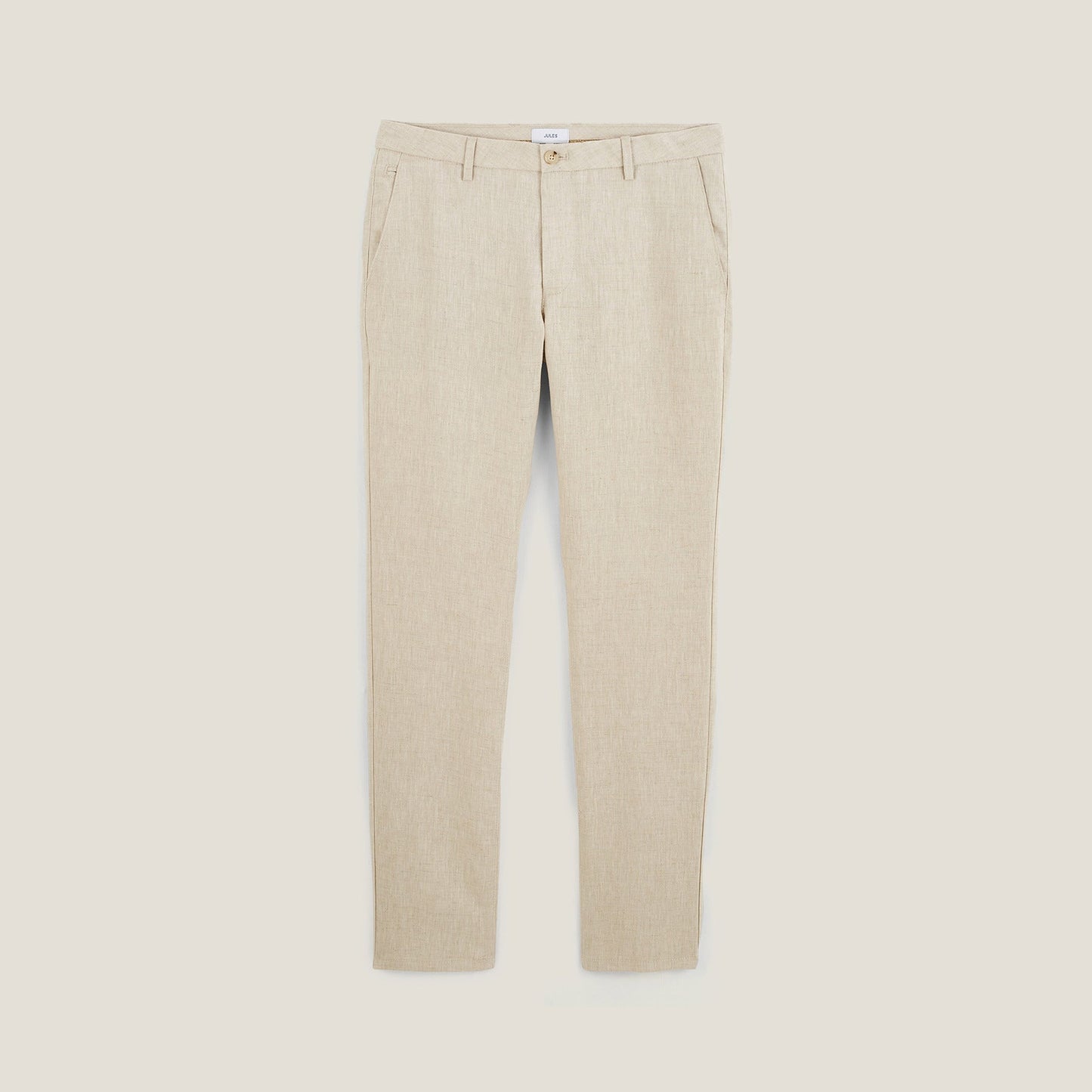 Pantalon droit 100% lin
