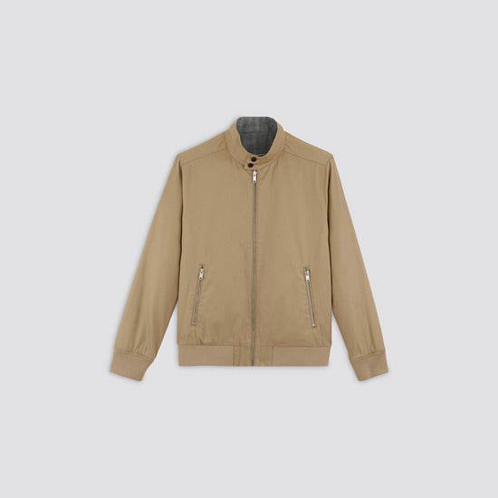 Blouson réversible carreaux en coton
