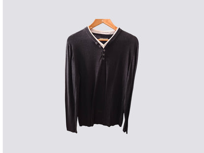 Tee shirt polo manche longue