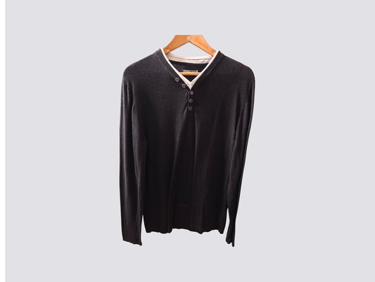 Tee shirt polo manche longue
