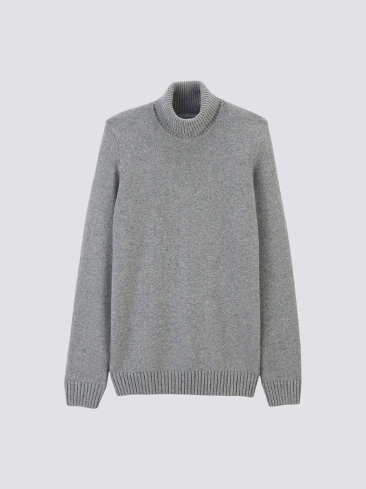 Pull col roulé en laine