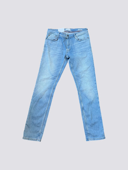 Jean slim 4 longueurs en coton recyclé