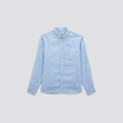 Chemise regular unie lin