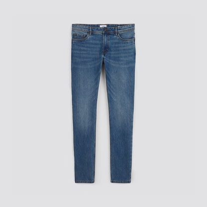 Jean slim en coton et polyester recyclés