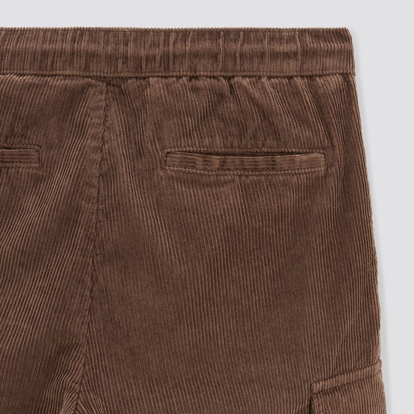 Pantalon cargo en velours coton recyclé