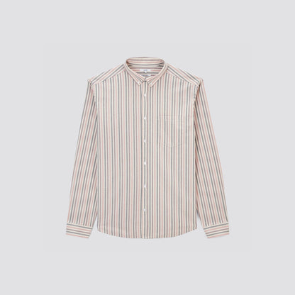 Chemise regular rayures coton