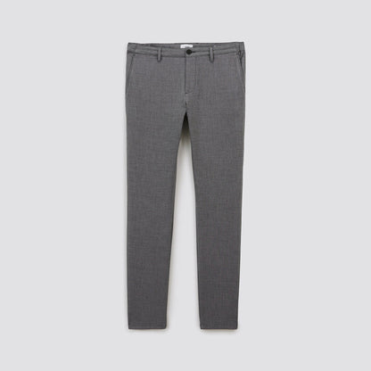 Pantalon chino slim elastiqué reliefé